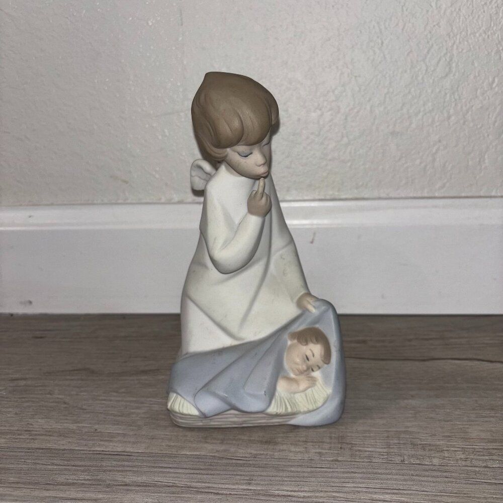 Lladro Guardian Angel Statue
